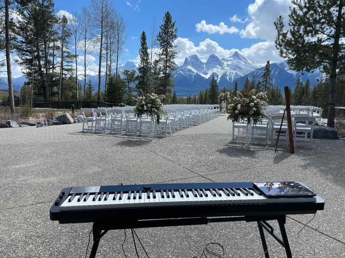 wedding pianist calgary, banff, canmore